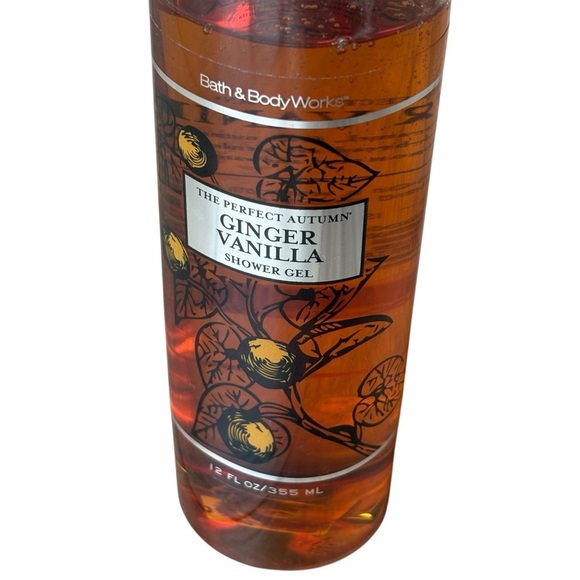 Bath & Body Works The Perfect Autumn Ginger Vanilla Shower Gel 12 oz - Picture 3 of 6